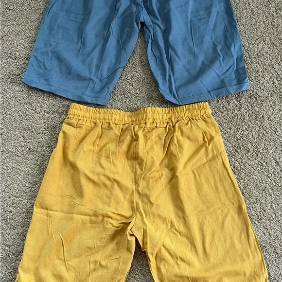 Women's Mustard Yellow Casual Bermudas - Picture 2 of 4